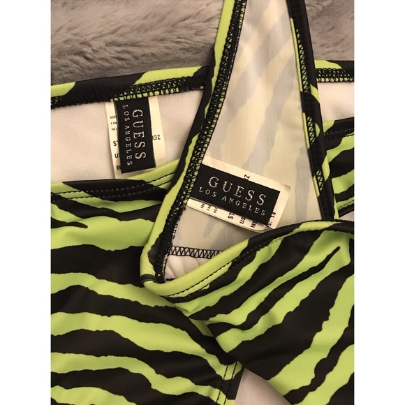 NWOT Guess animal print fringe bikini - Picture 4 of 5